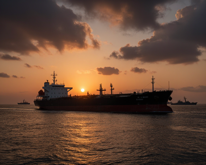 Cinematic view of the Hormuz Strait