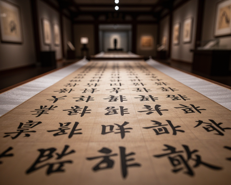 Ancient Korean Calligraphy in Museum