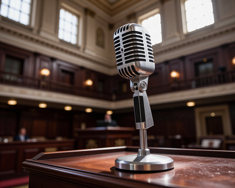 Cinematic Senate Microphone