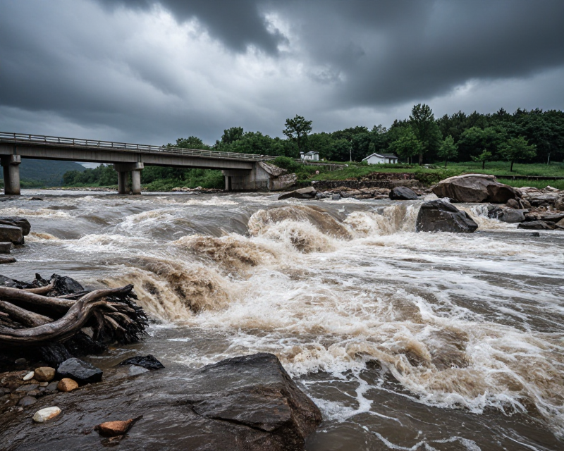Turbulent River in Yeongju