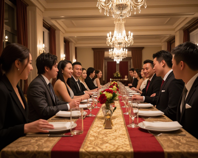 Diplomatic Banquet Scene