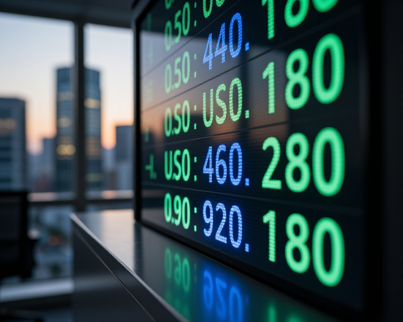 Digital Currency Exchange Display