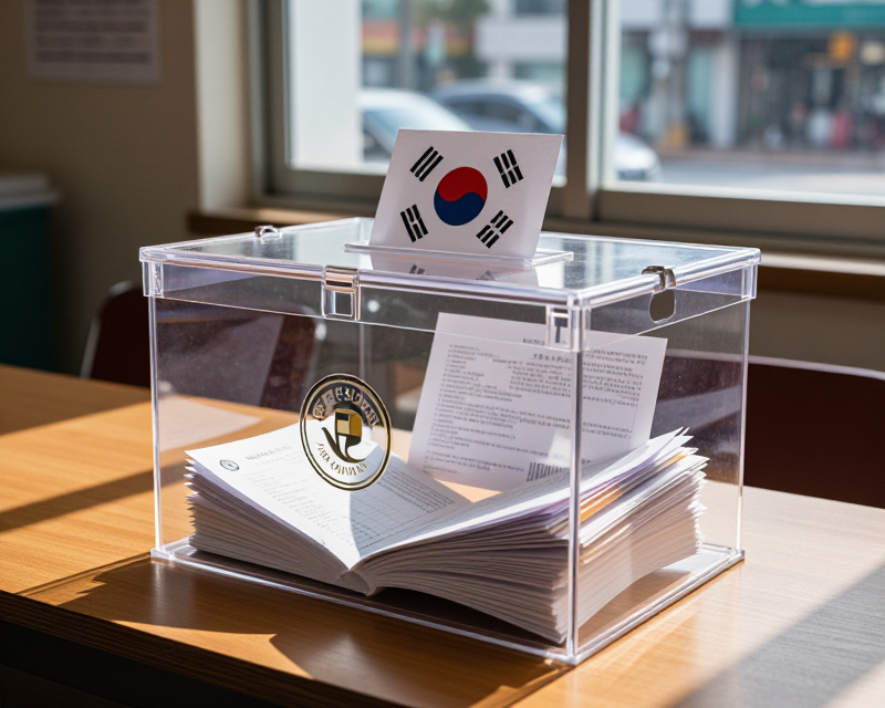 Symbolic Election Ballot Box