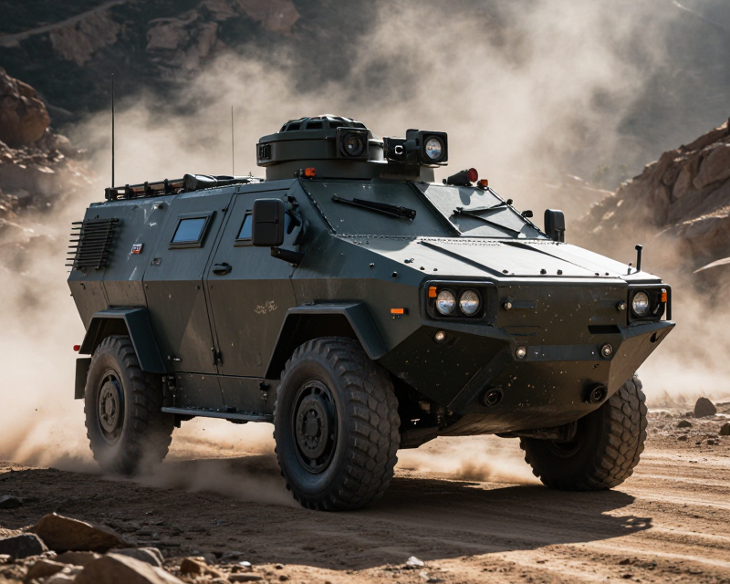 Armored Medical Evacuation Vehicle in Action