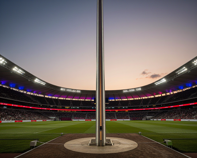 Cinematic Stadium Flagpole