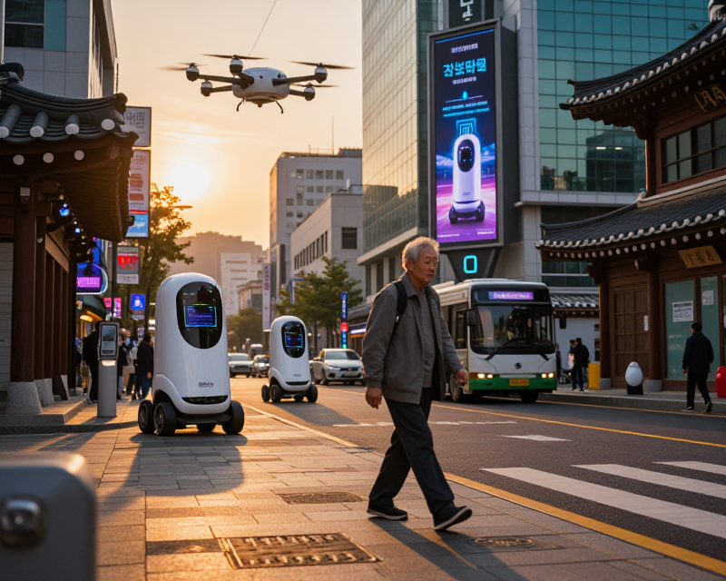 Hyper-aging Korea concept