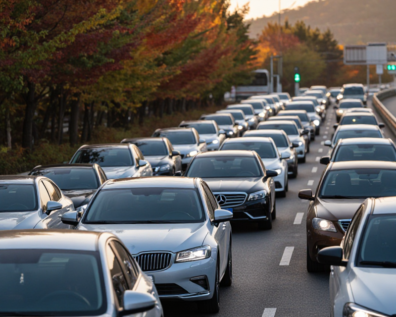Chuseok Highway Traffic