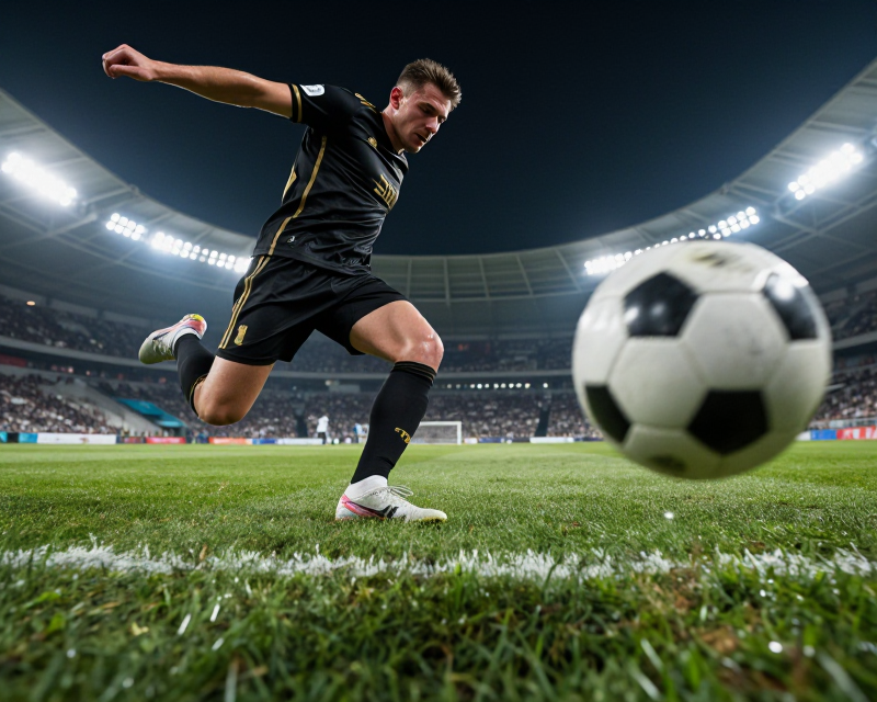 Cinematic Soccer Moment