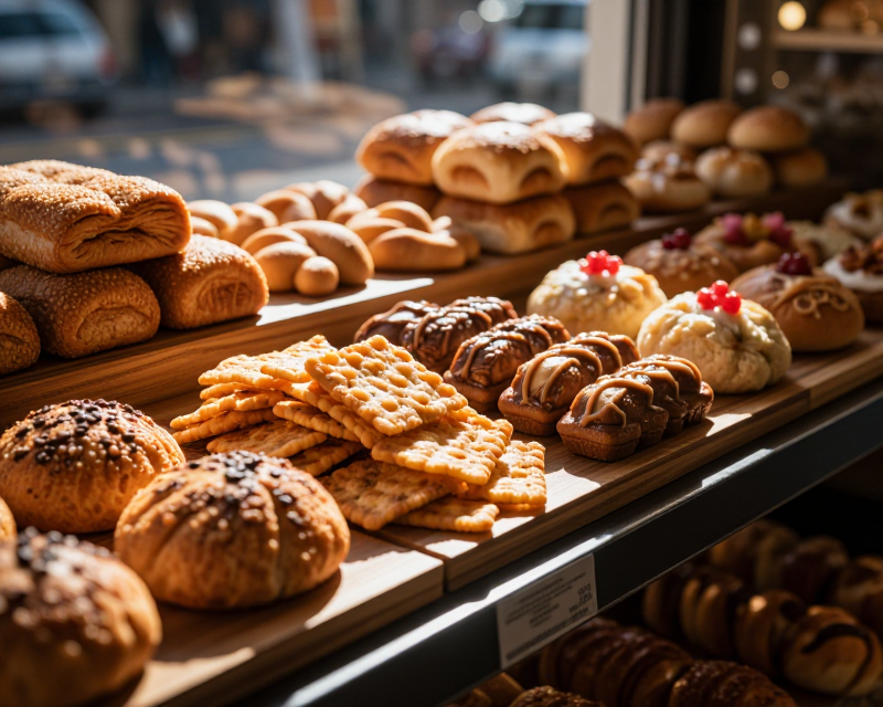Korean snacks and bakery products