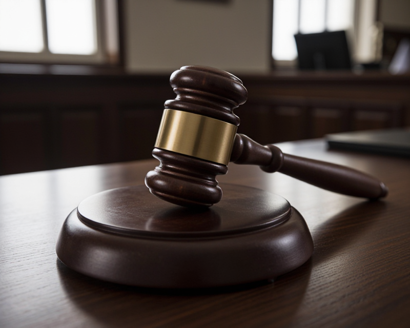 Justice Gavel in Korean Court