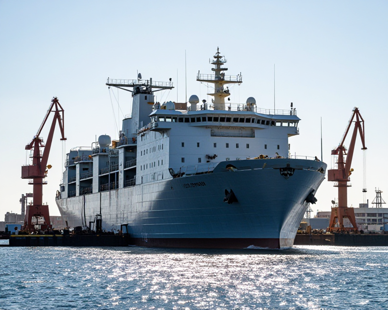 Naval Vessel Launch in Peru